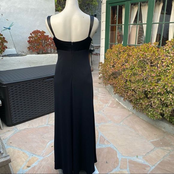 Laundry by Shelli Segal black maxi dress size 2 petite - Picture 7 of 10